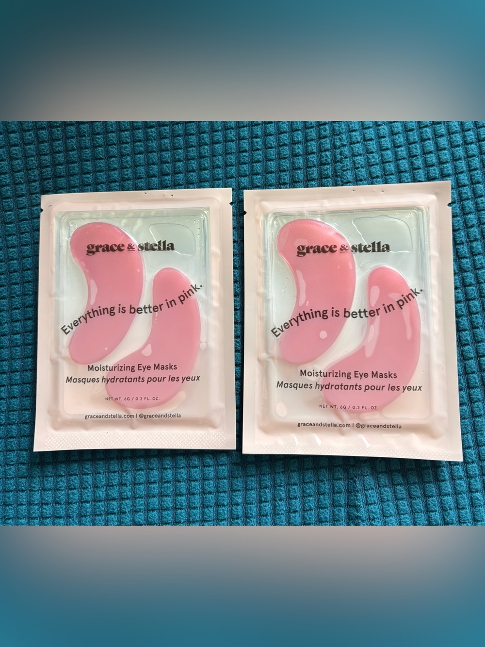 grace & stella Pink Hydrating Eye Mask
